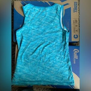Blue Sleeveless Athletic Top